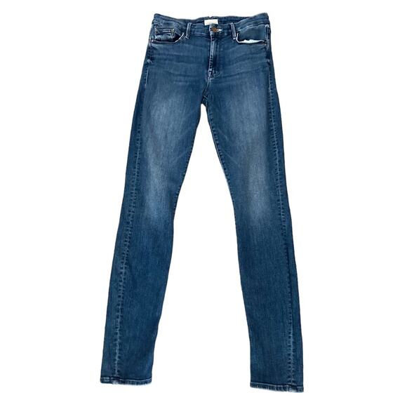 MOTHER The Looker in Groovin Distressed Jeans Size 26x 30 - Picture 2 of 14